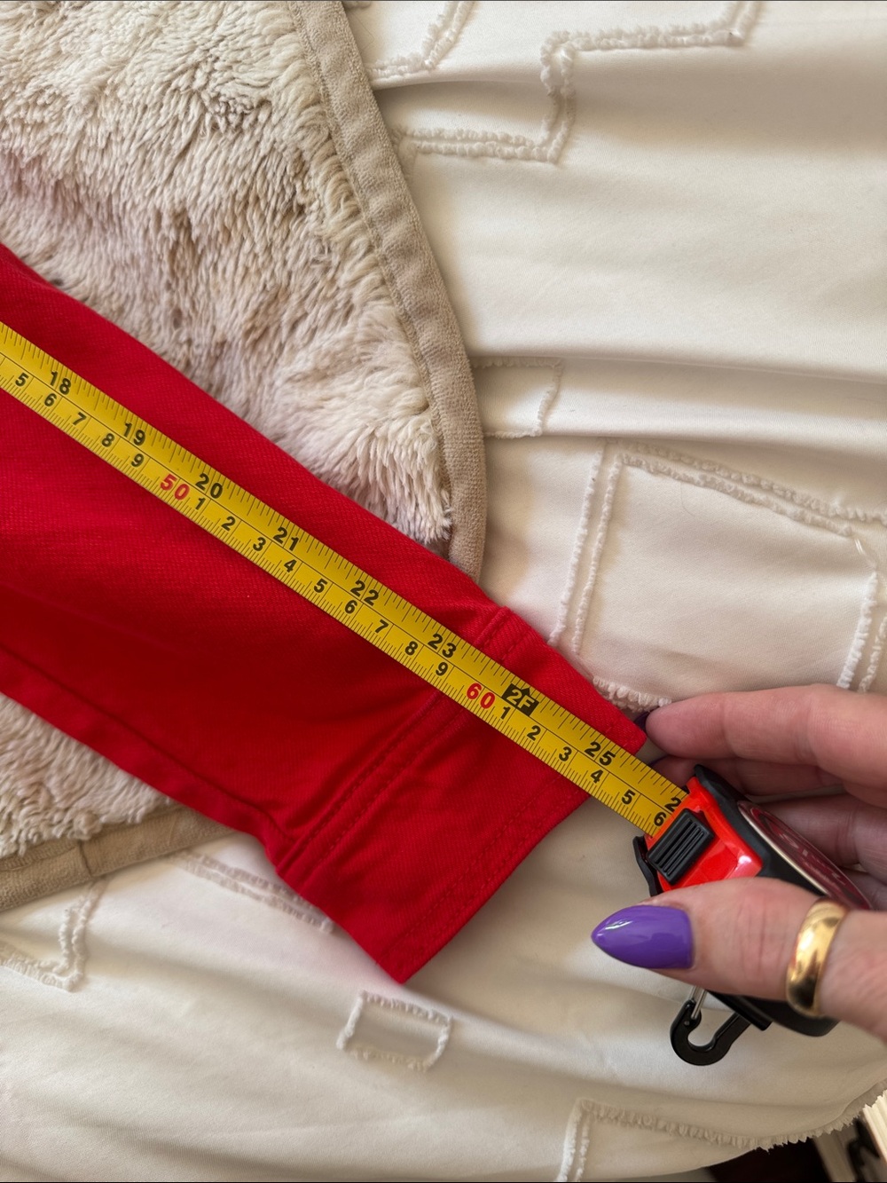Torrid Red Button-Front Jean Jacket - Picture 7 of 7